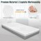 Costway 8 Inch Twin XL Bed Mattress Gel Memory Foam Convoluted Foam for Adjustable Bed